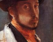 埃德加 德加 : Self Portrait in a Soft Hat